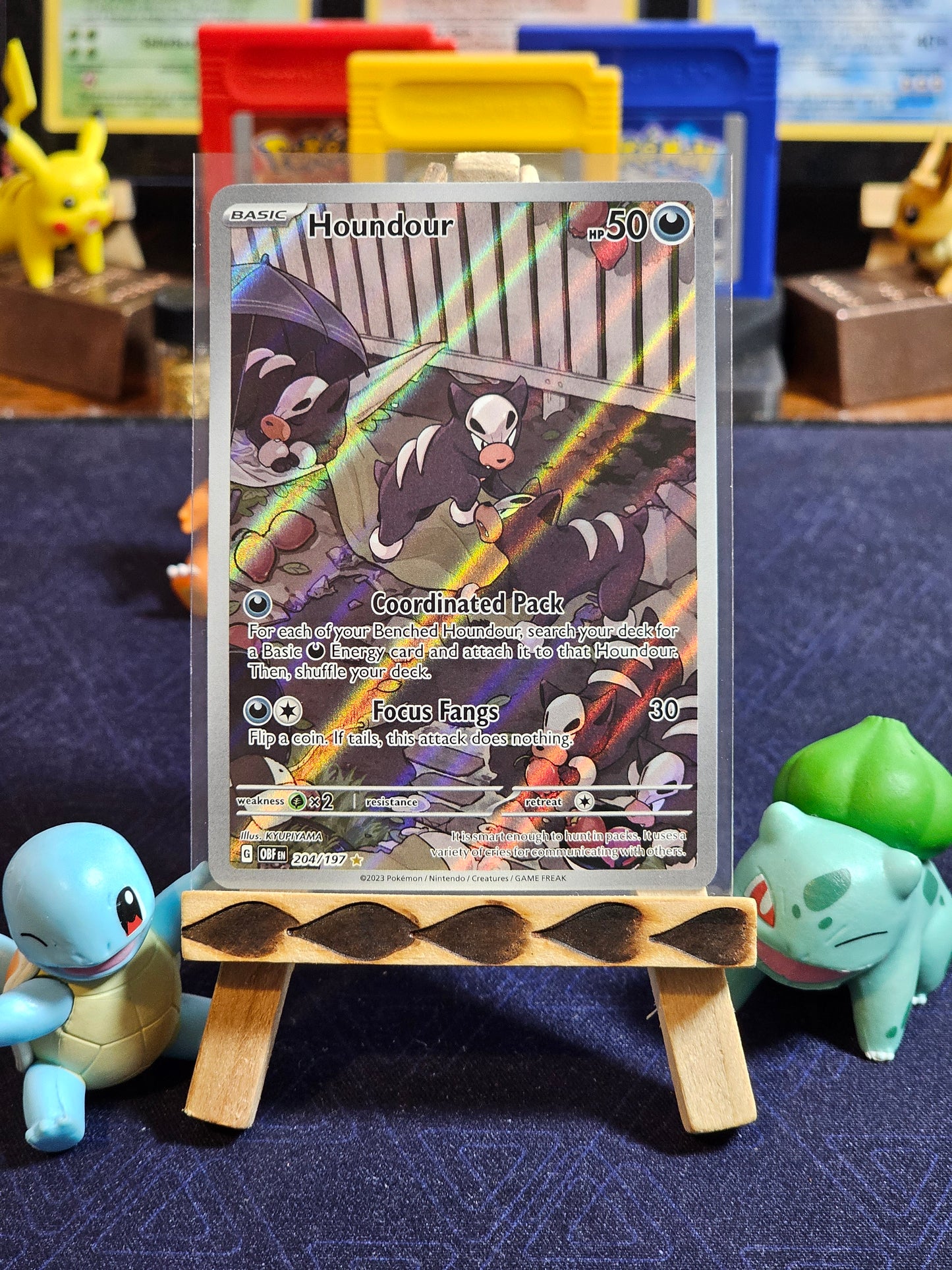 Houndour 204/197 – Obsidian Flames