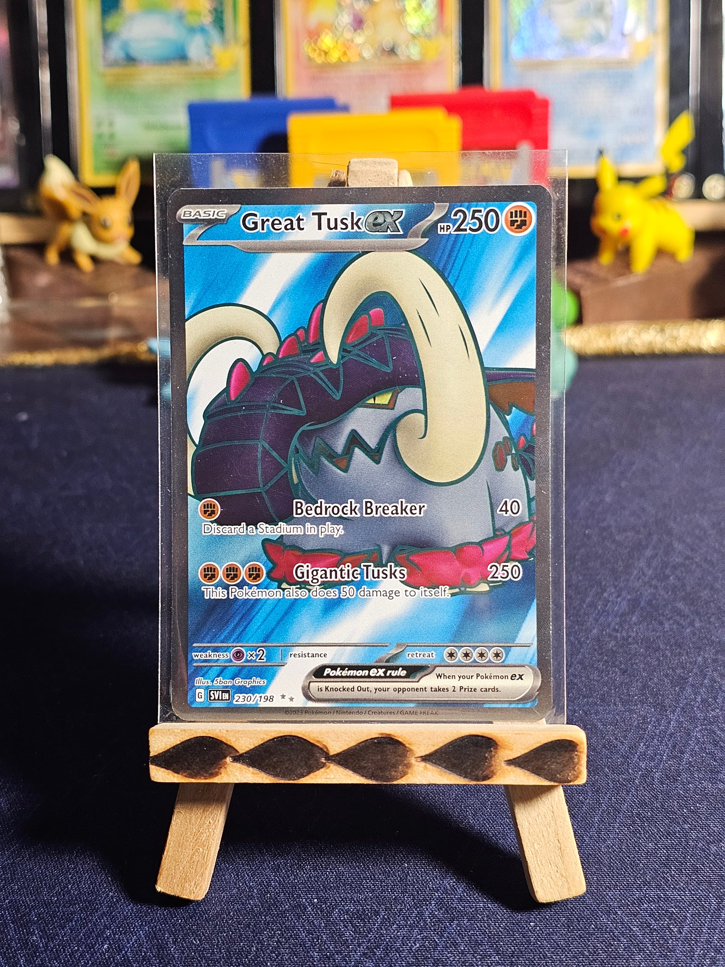 Great Tusk EX 230 - Scarlet & Violet Base Set