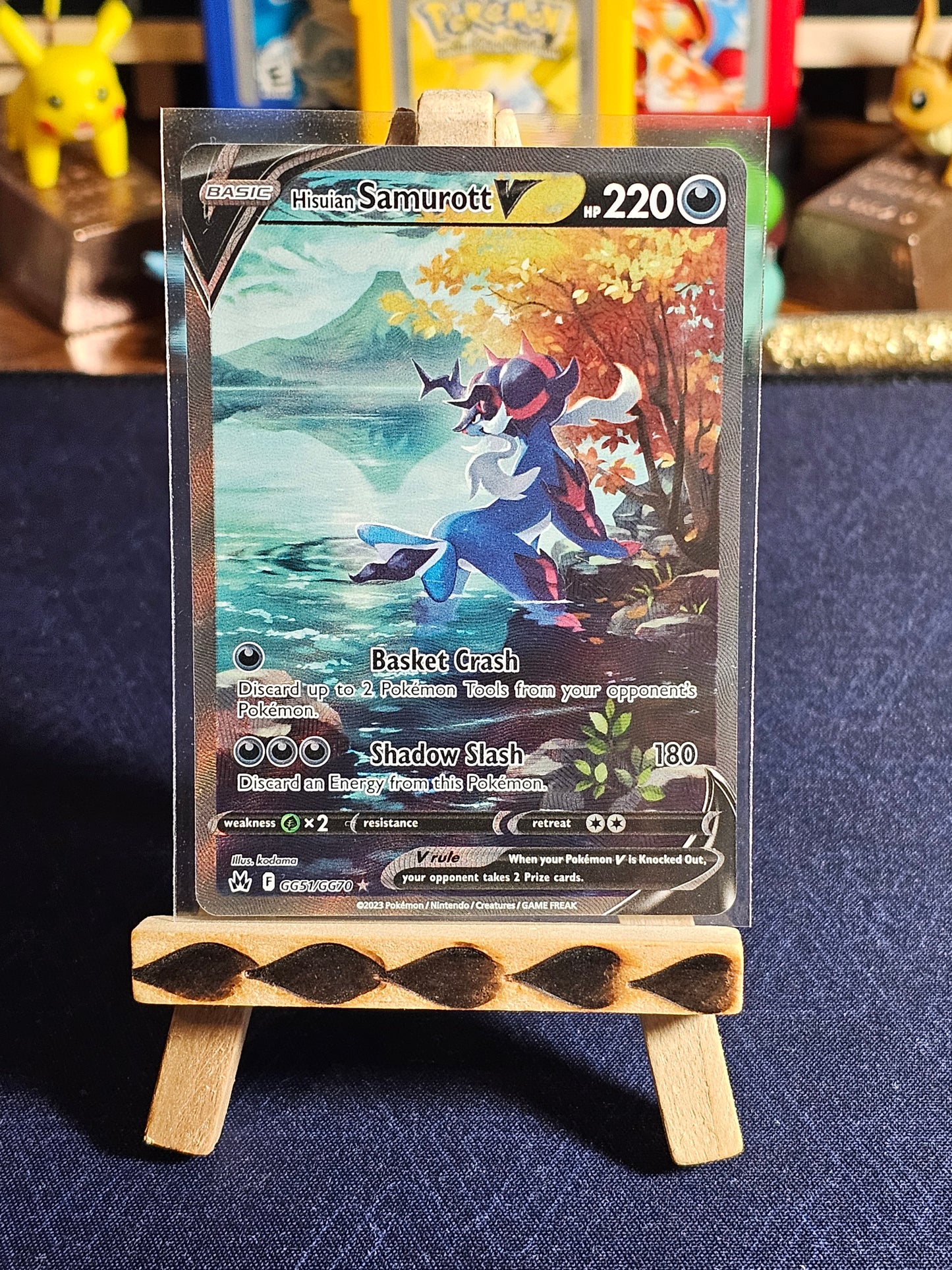 Hisuian Samurott V GG51 - Crown Zenith