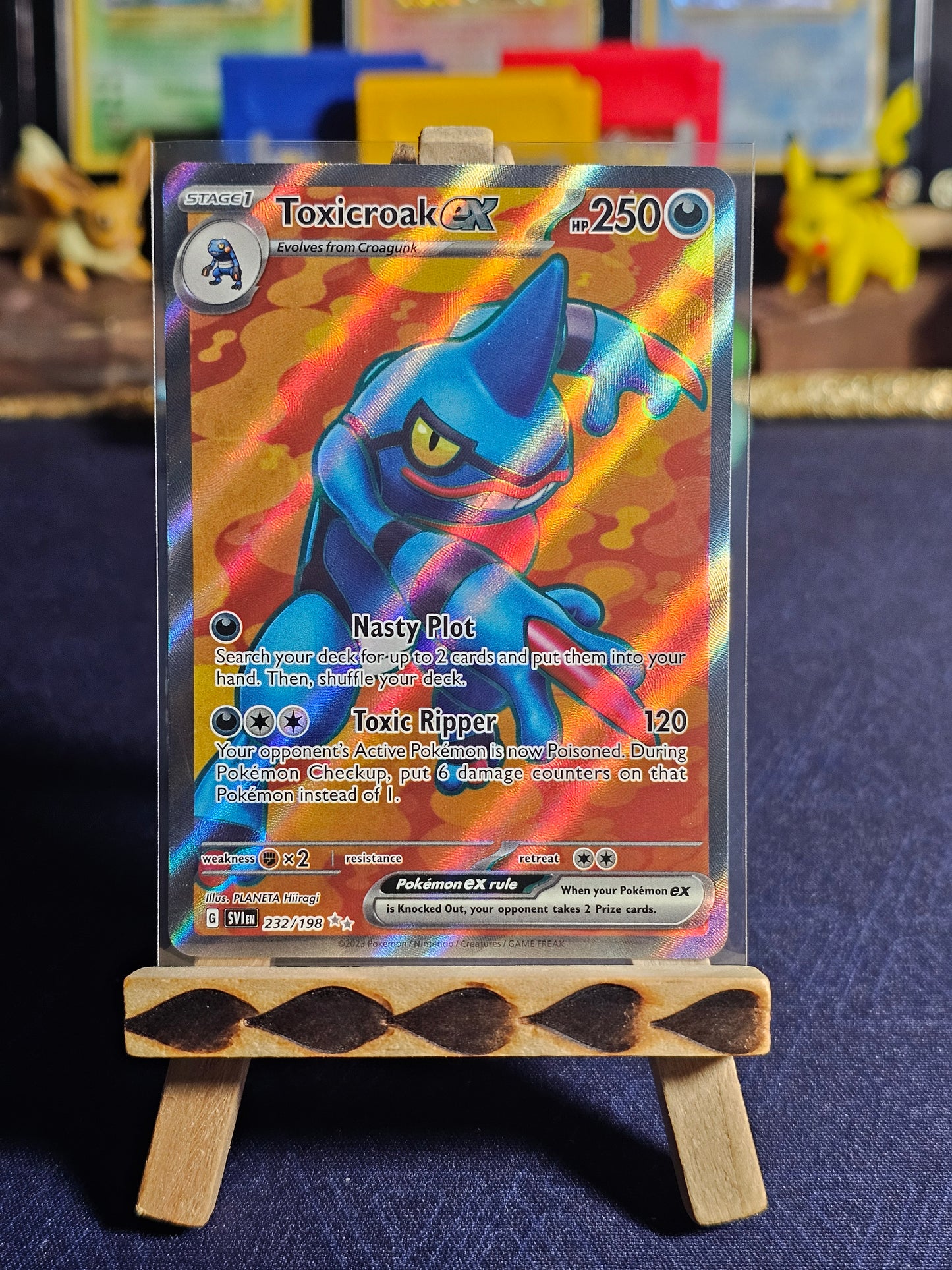 Toxicroak EX 232 - Scarlet & Violet Base Set