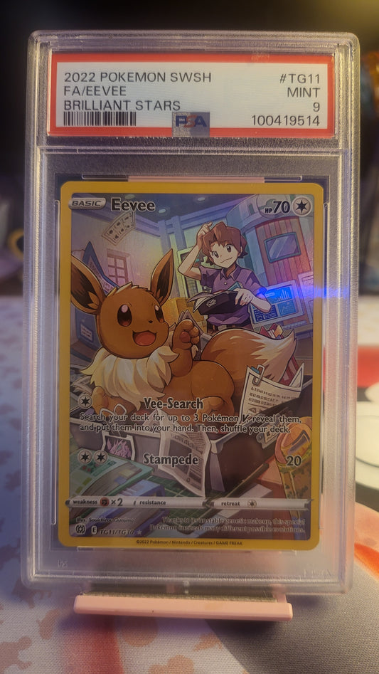 2022 SWSH Eevee BS #TG11 PSA 9