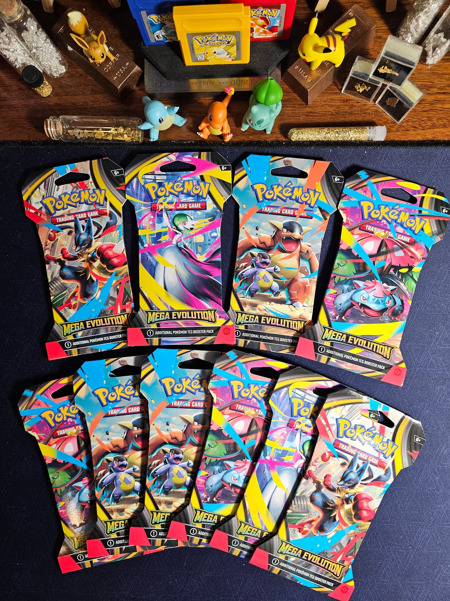 Pokémon MEGA 10-Pack – 1 Full Art Set Guaranteed