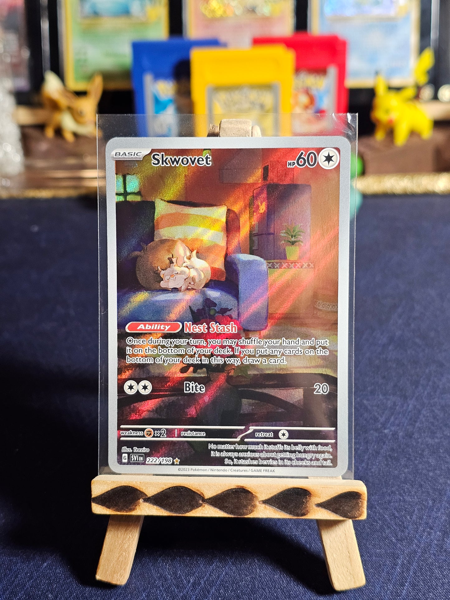 Skwovet 222 - Scarlet & Violet Base Set