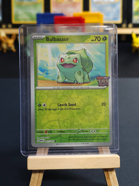 Bulbasaur Stamped 001 – Scarlet & Violet 151