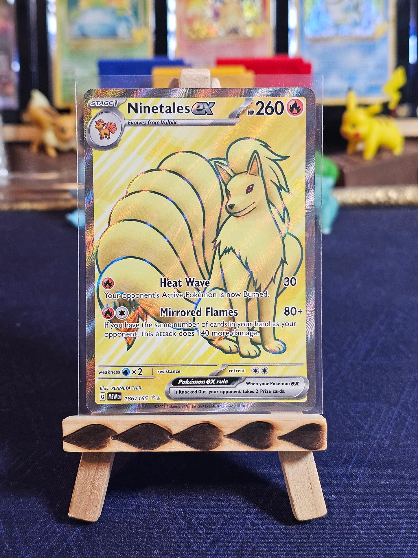 Ninetales EX 186 - Pokémon 151
