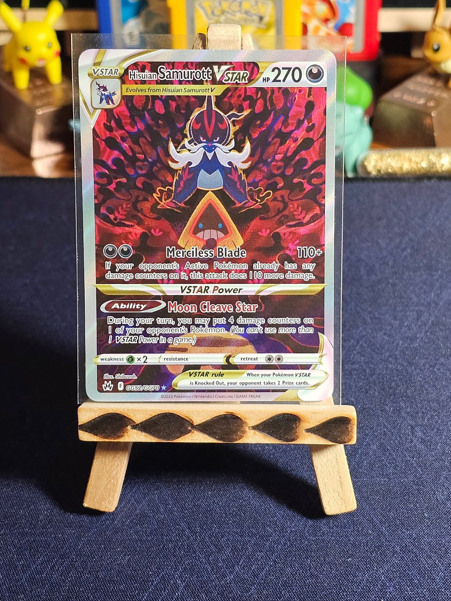 Hisuian Samurott VStar GG52 - Crown Zenith