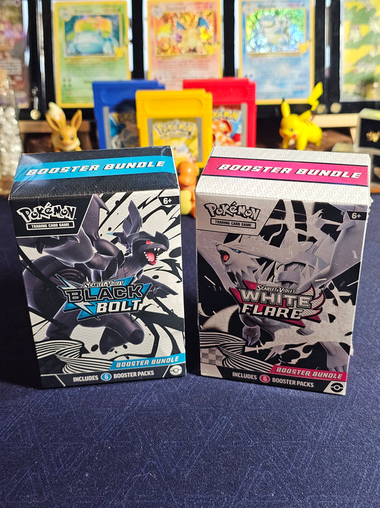 Black Bolt + White Flare Booster Bundle 2-Pack (12 Packs Total)