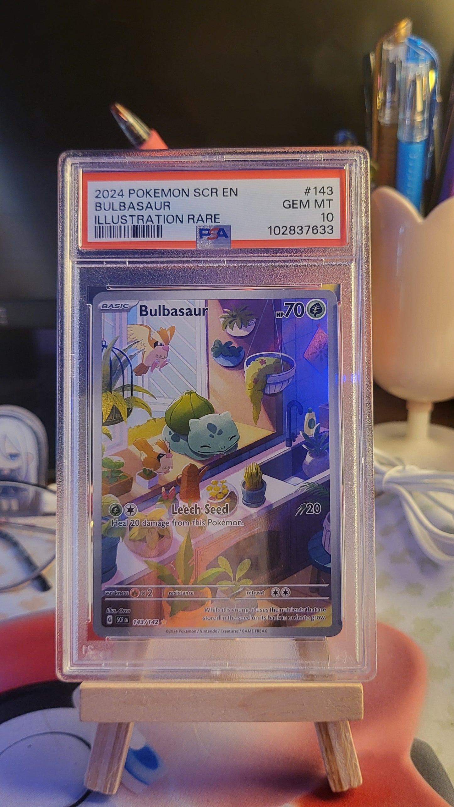 PSA 10 - Bulbasaur IR - Stellar Crown