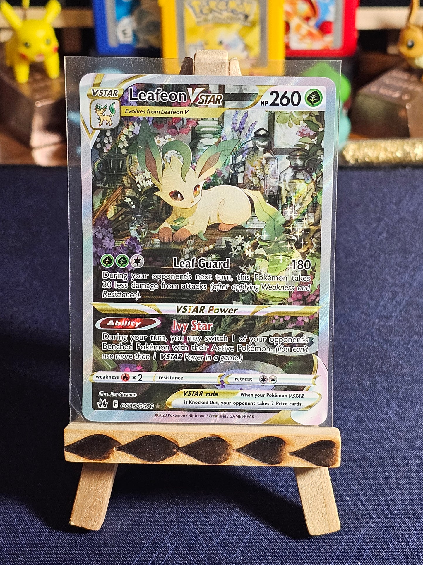 Leafeon Vstar GG35 - Crown Zenith