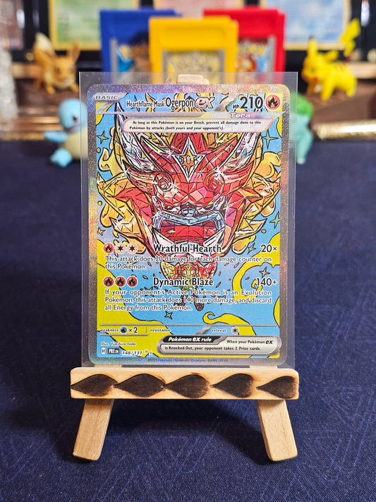 Hearthflame Mask Ogerpon EX 148 - Prismatic Evolutions