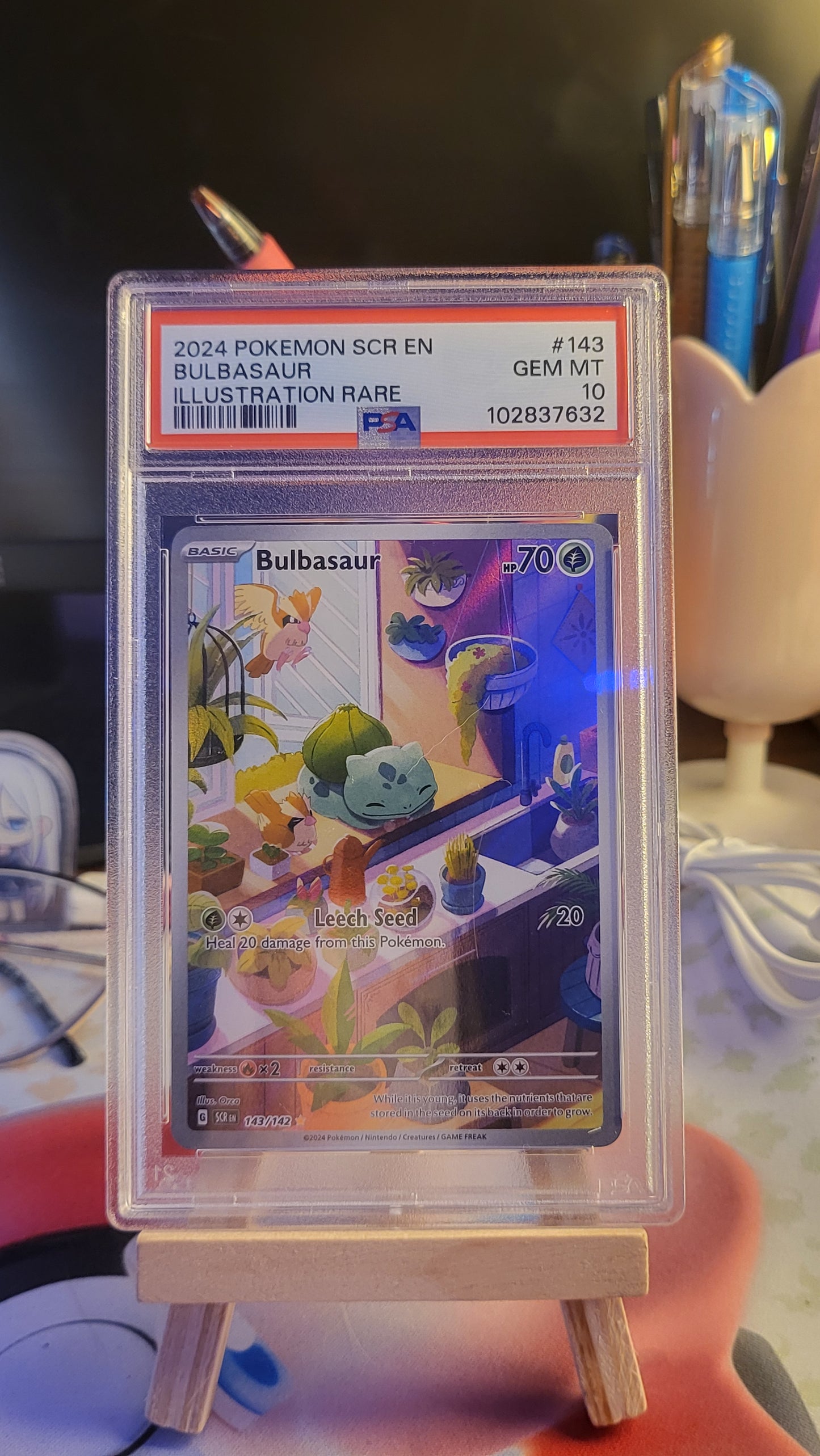 PSA 10 - Bulbasaur IR - Stellar Crown